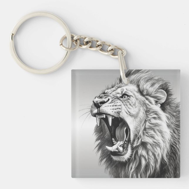 Llavero Rugido del león  (Frente)