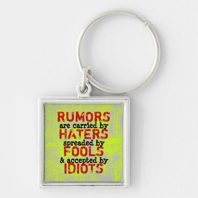 Llavero RUMORES ~ Truismo keychain / filosofía (Frente)