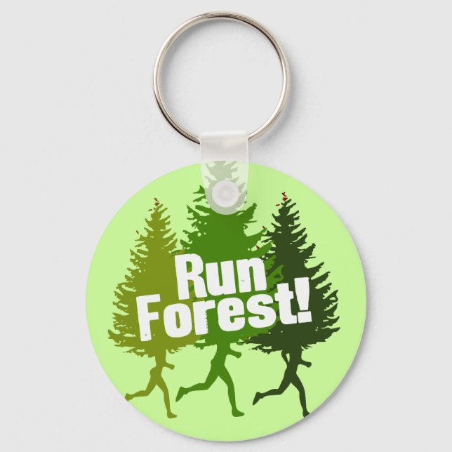 Llavero Run Forest, Protect the Earth Day (Anverso)