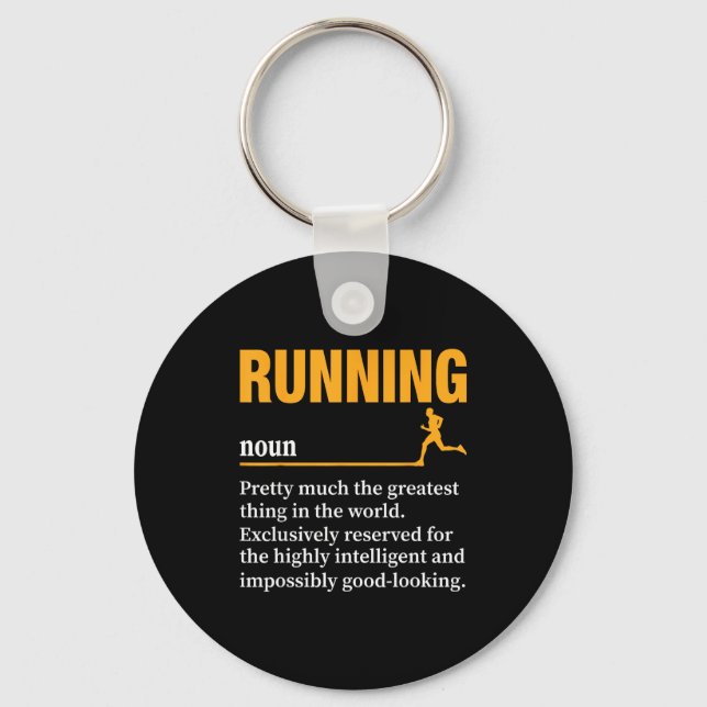 Llavero Running Definition Humor Marathon Funny Athlete Ru (Anverso)
