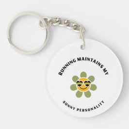 Llavero Running maintains my sunny personality