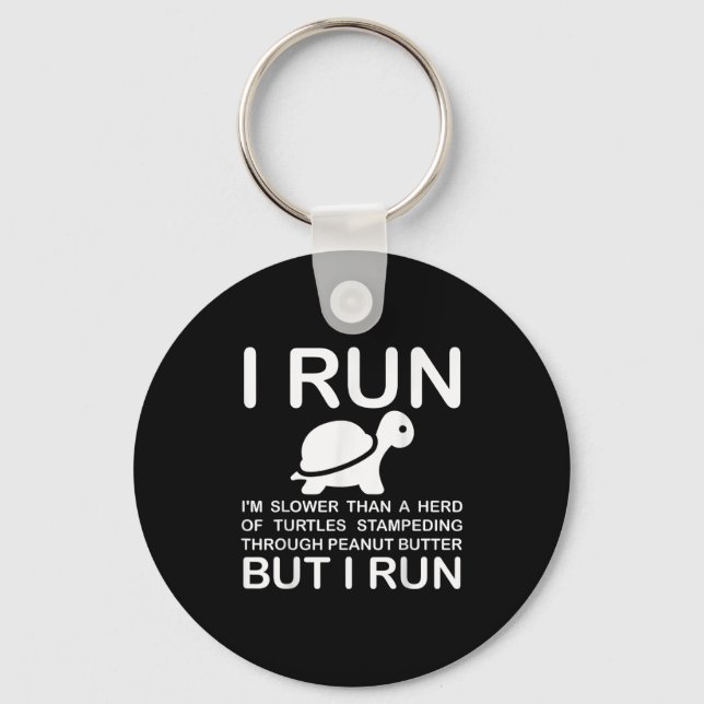 Llavero Running Motivation Turtle  (Anverso)