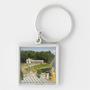 Llavero Rusia. Petrodvorets. Palacio Peterhof. Pedro el