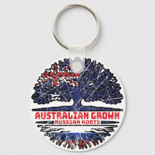 Llavero Ruso Australia Australia Roots de árboles de Rusia