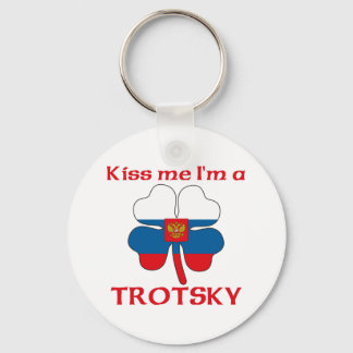 Llavero Ruso personalizado me besa, soy Trotsky