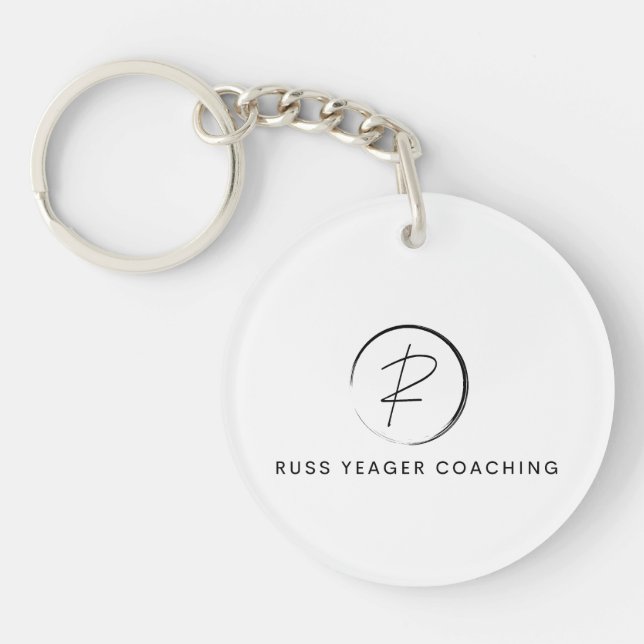 Llavero Russ Yeager Coaching Signature Logo (Frente)