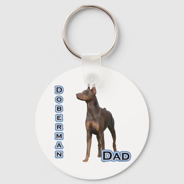 Llavero Rust Doberman Dad 4 - Keychain (Anverso)
