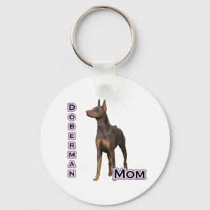 Llavero Rust Doberman Mom 4 - Keychain