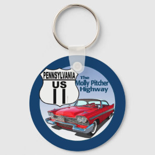 Llavero Ruta 11 de Pennsylvania US - The Molly Pitcher