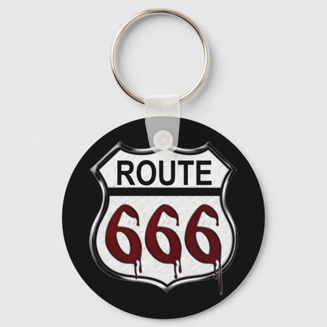 Llavero Ruta 666 (Anverso)