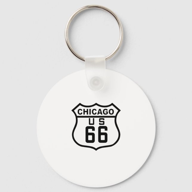 Llavero Ruta 66 Chicago (Anverso)