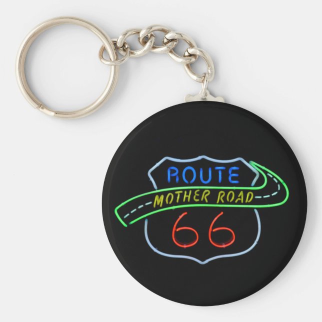 Llavero Ruta 66, La carretera madre, Rótulo neón (Frente)