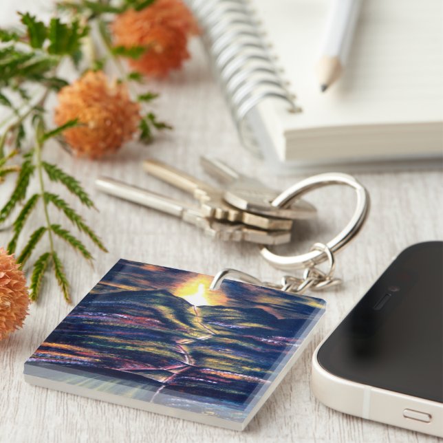 Llavero Ruta de vida y lugar de descanso (Frente Derecha)