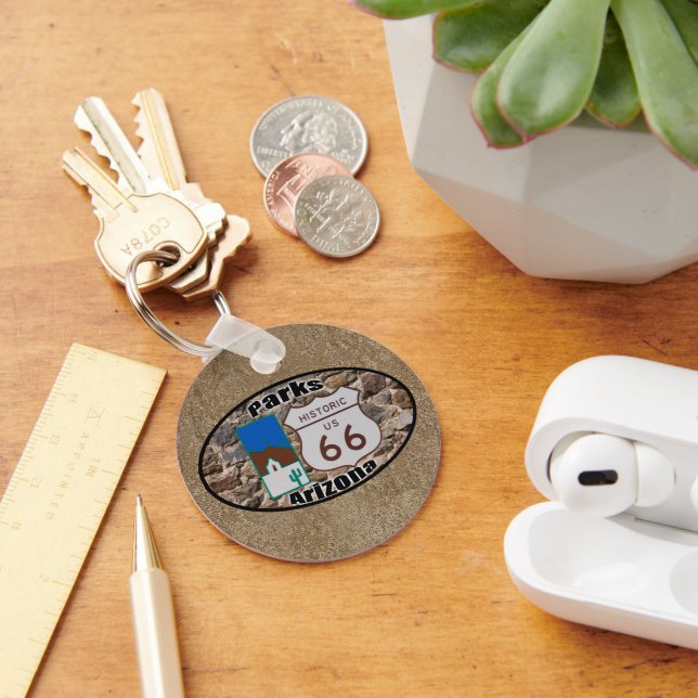 Llavero Ruta histórica de EE.UU. 66~Parques, Arizona (Escritorio )