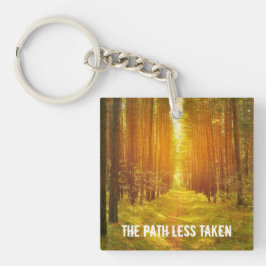 Llavero Ruta menos tomada