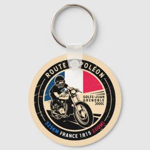 Llavero Ruta Napoleon   Francia   Motocicleta