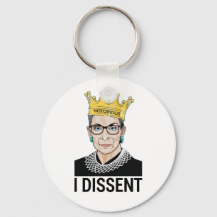Llavero Ruth Bader Ginsburg, célebre RBG, discrepo