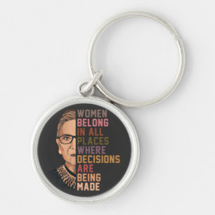 Llavero Ruth Bader Ginsburg RBG