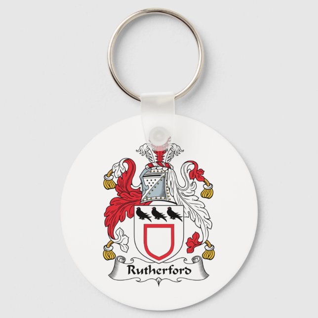 Llavero Rutherford Family Crest (Anverso)