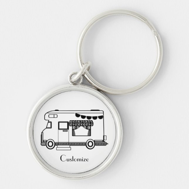 Llavero RV Camper Caravan Thunder_Cove (Frente)