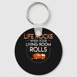 Llavero RV Camping Life Rocks Living Room Rolling