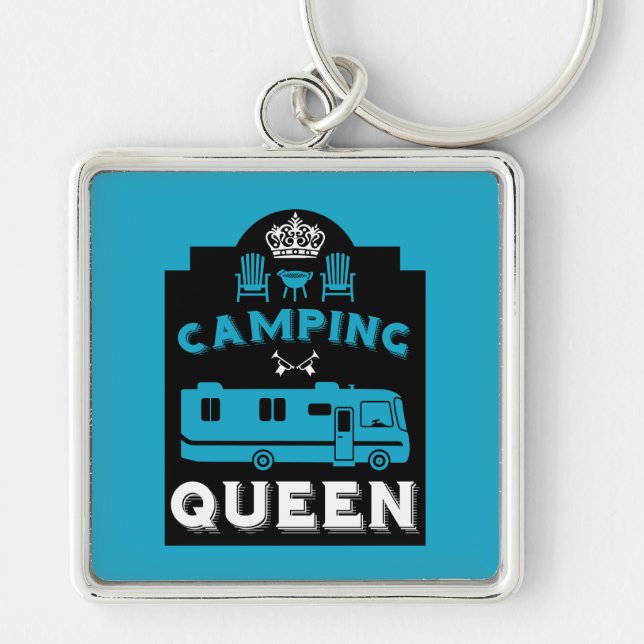 Llavero RV Camping Queen USA (Frente)