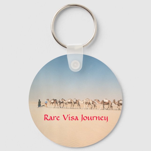 Llavero RVJ Keychain con caravana de camello (Anverso)