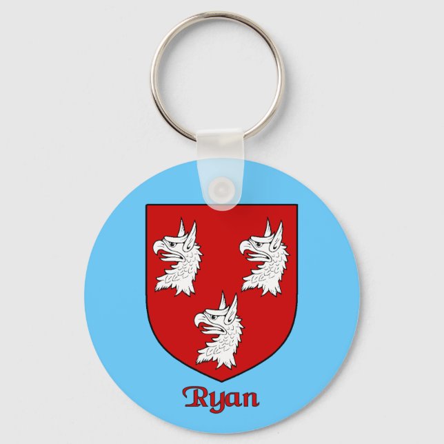 Llavero Ryan Family Shield Keychain (Anverso)