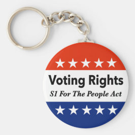 Llavero S1 Ley de derechos de voto para el pueblo