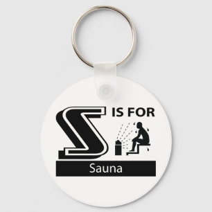 Llavero S está para la sauna