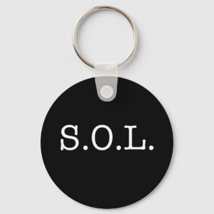 Llavero S.O.L. Cita del argot - citas del solenoide