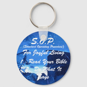 Llavero S.O.P. para Joyful Living Keychain