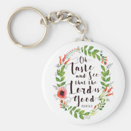 Llavero Saber y ver que el Señor es bueno