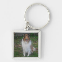Llavero Sable Rough Collie