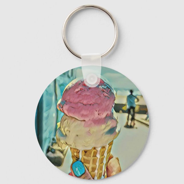 Llavero Sabor de helado (Anverso)