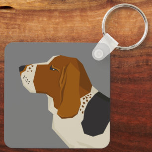Llavero Sabueso Basset