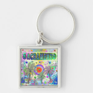 Llavero Sacramento Deep Dream Keychain