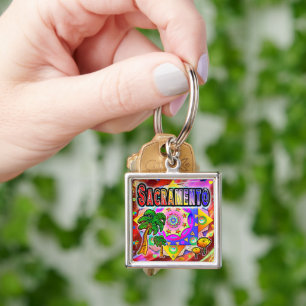 Llavero Sacramento Tropical Friends Keychain