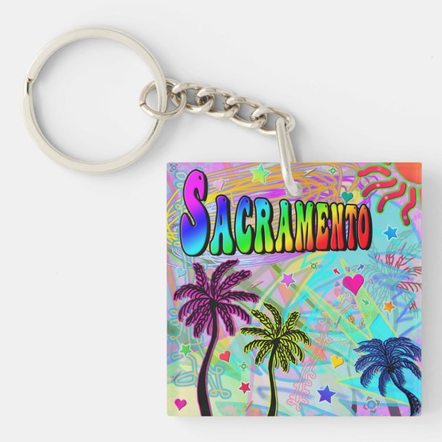 Llavero Sacramento Vivid Romance Keychain (Frente)