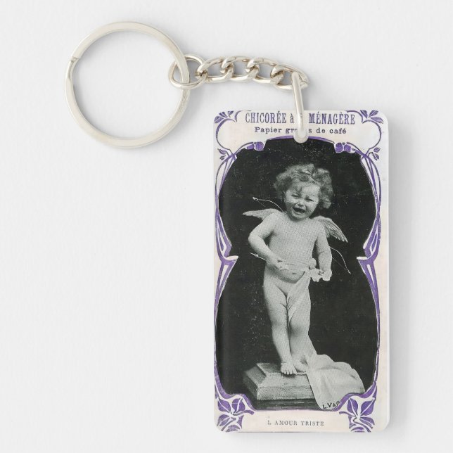 Llavero Sad Cherub Angel Print (Frente)
