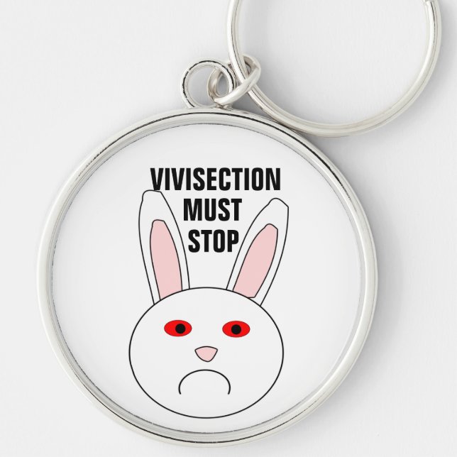 Llavero Sad Lab Rabbit Keychain (Frente)