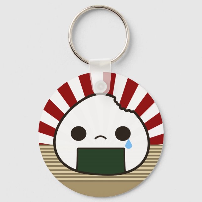 Llavero Sad Onigiri (Anverso)