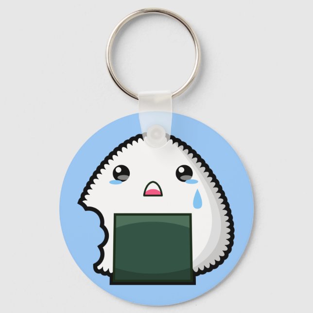 Llavero Sad Onigiri (Anverso)