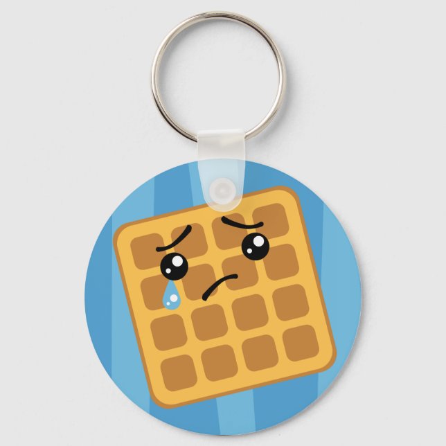 Llavero Sad Waffle (Anverso)