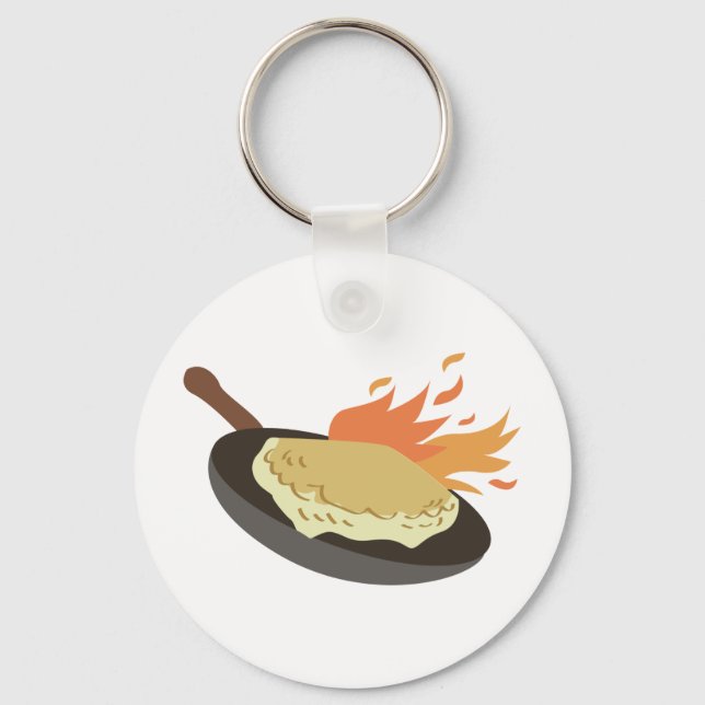 Llavero Saganaki griego (Anverso)