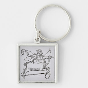 Llavero Sagitario (el Centaur) un ilustracion del