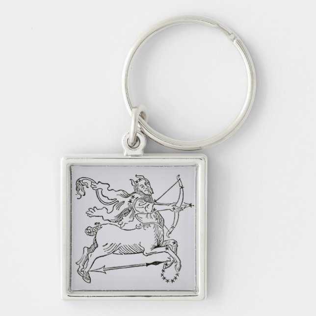Llavero Sagitario (el Centaur) un ilustracion del (Frente)