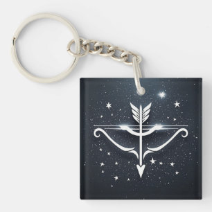 Llavero Sagitario zodiacal simbólico místico