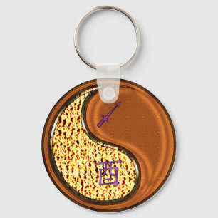 Llavero Sagittarius & Wood Rooster