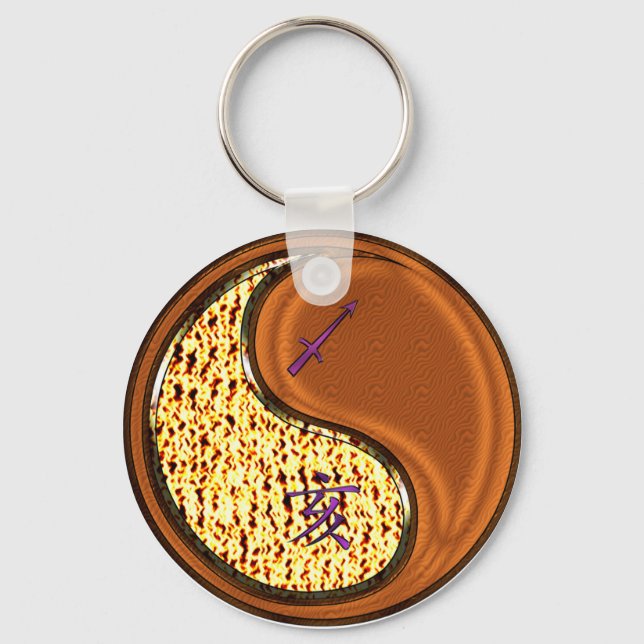 Llavero Sagittarius y Wood Boar (Anverso)